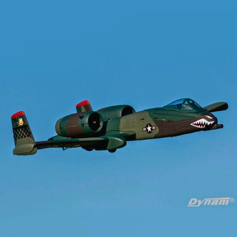 Dynam A-10 Thunderbolt II V2 Green 4S Twin 64mm EDF RC Jet