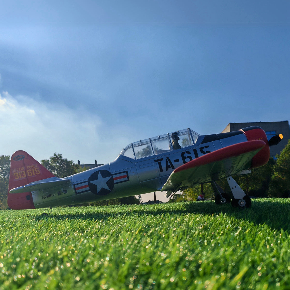 Dynam AT-6 Texan V3 4S RC Warbird Plane 1400mm Wingspan w/ 3 Flaps