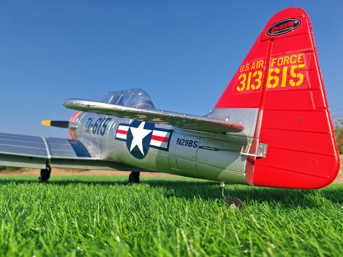 Dynam AT-6 Texan V3 4S RC Warbird Plane 1400mm Wingspan w/ 3 Flaps PNP BNF RTF DY8944V3