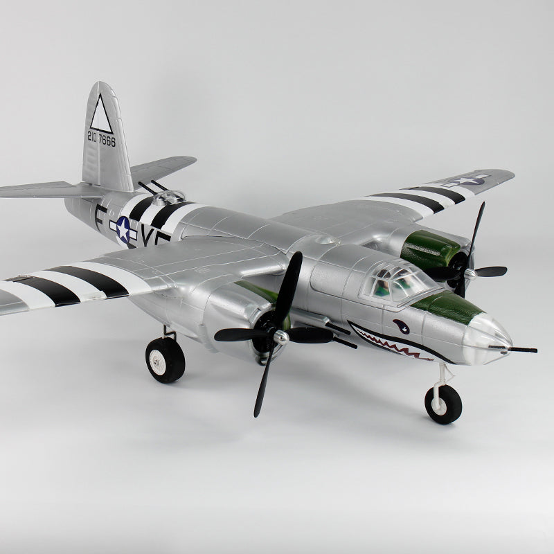 Dynam B-26 Marauder 4S RC Twin Warbird Plane 1.5m W/ Flaps