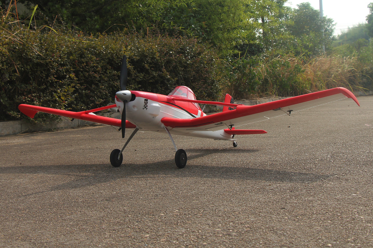 Dynam C-188 Crop Duster Red Radio Controlled Scale Airplane 1500mm Wingspan PNP BNF RTF-8C DY8967RD