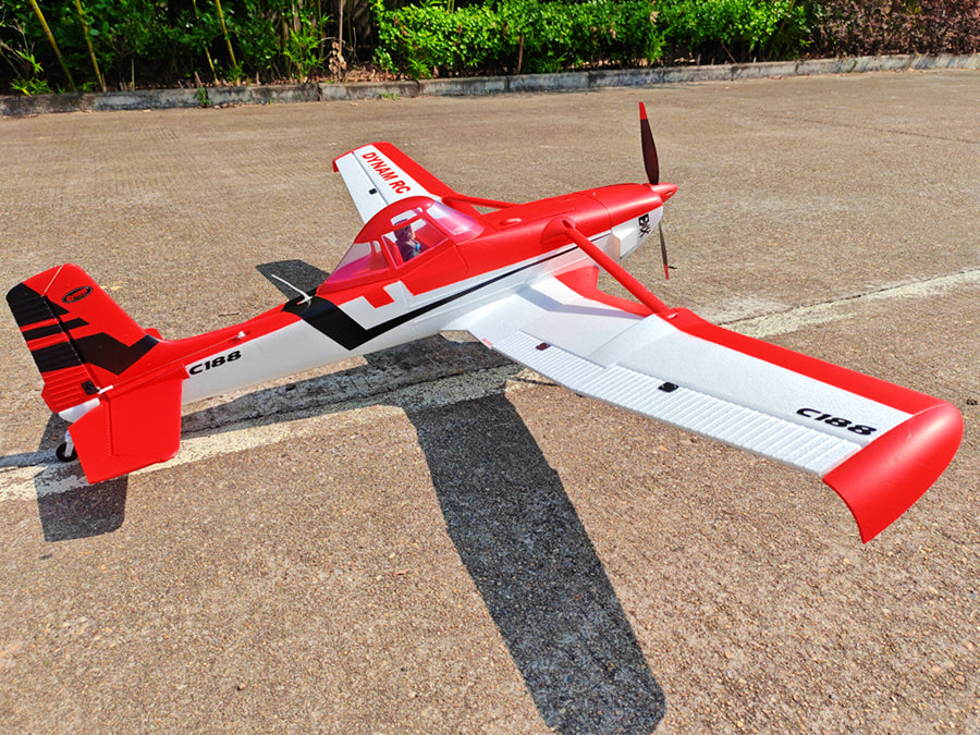 Dynam-C-188-Crop-Duster-V2-Red-4S-Radio-Controlled-Scale-Airplane-1500mm-Wingspan-PNPBNFRTF-8C-DY8967RD