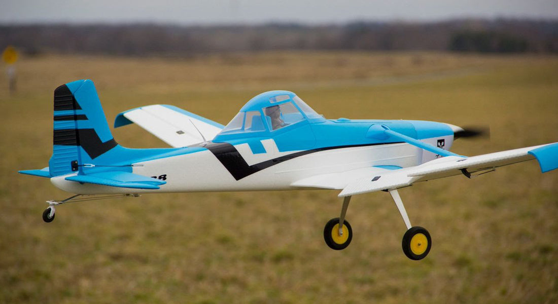 Dynam Cessna 188 Crop Duster Blue RC Scale Plane 1500mm 59