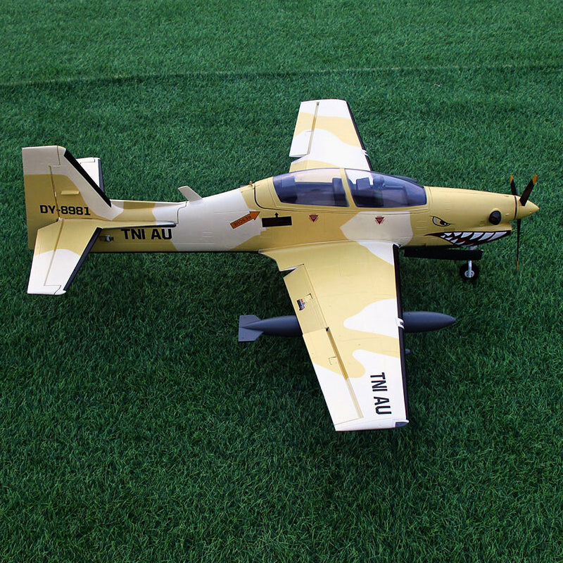 Dynam EMB-312 Tucano 4S Radio Controlled Scale Plane 1300mm Wingspan w Flaps PNP BNF RTF DY8981