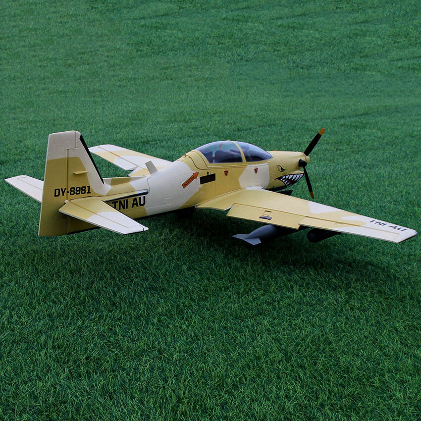 Dynam EMB-312 Tucano 4S Radio Controlled Scale Plane 1300mm Wingspan w Flaps PNP BNF RTF DY8981