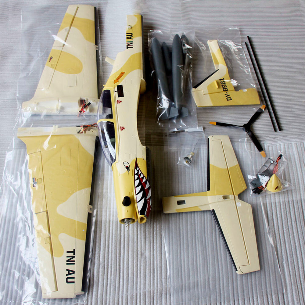 Dynam EMB-312 Tucano 4S Radio Controlled Scale Plane 1300mm Wingspan w Flaps PNP BNF RTF DY8981