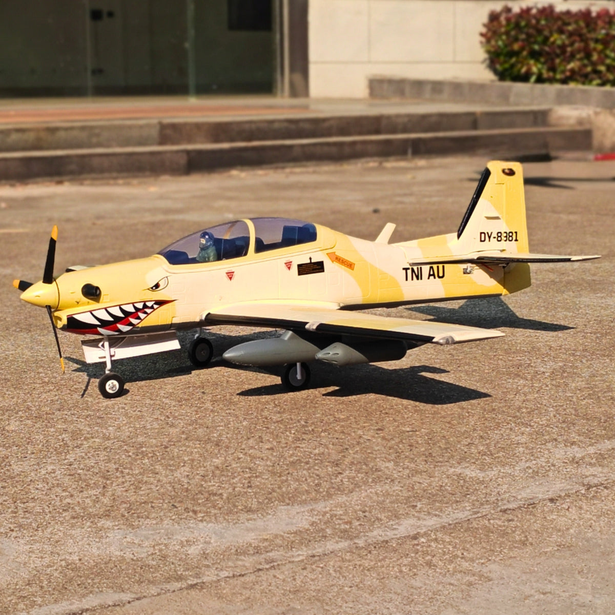 Dynam EMB-312 Tucano 4S Radio Controlled Scale Plane 1300mm Wingspan w/ Flaps DY8981