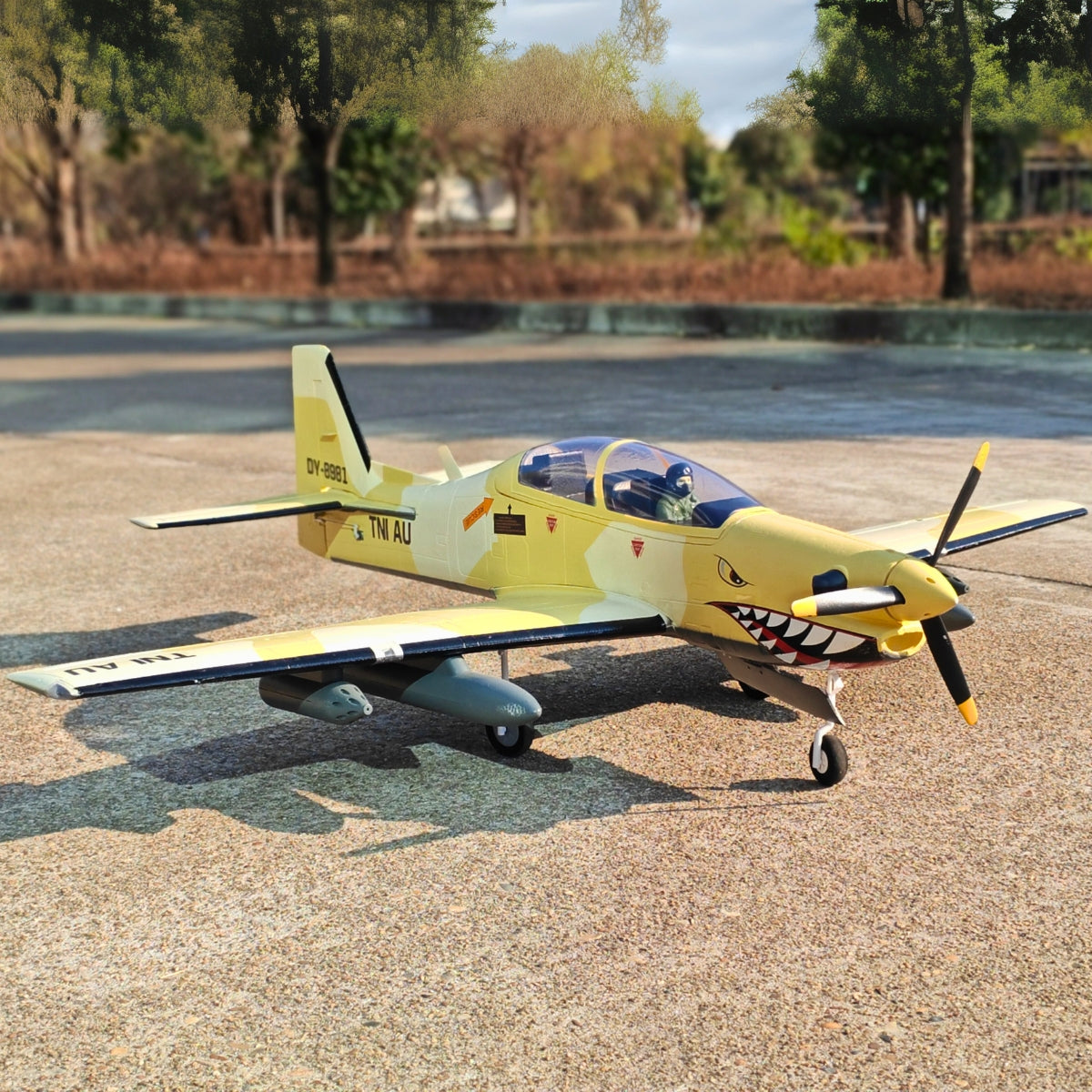 Dynam EMB-312 Tucano 4S Radio Controlled Scale Plane 1300mm Wingspan w/ Flaps DY8981