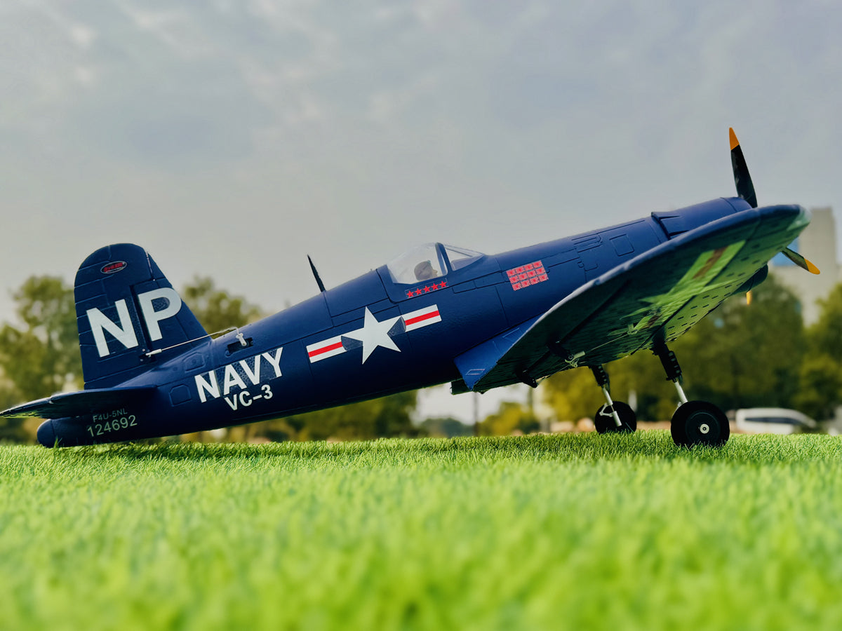 Dynam F4U Corsair V2 4S Radio Controlled Warbird Plane 1300mm w/ Flaps PNP/BNF/RTF DY8953V2