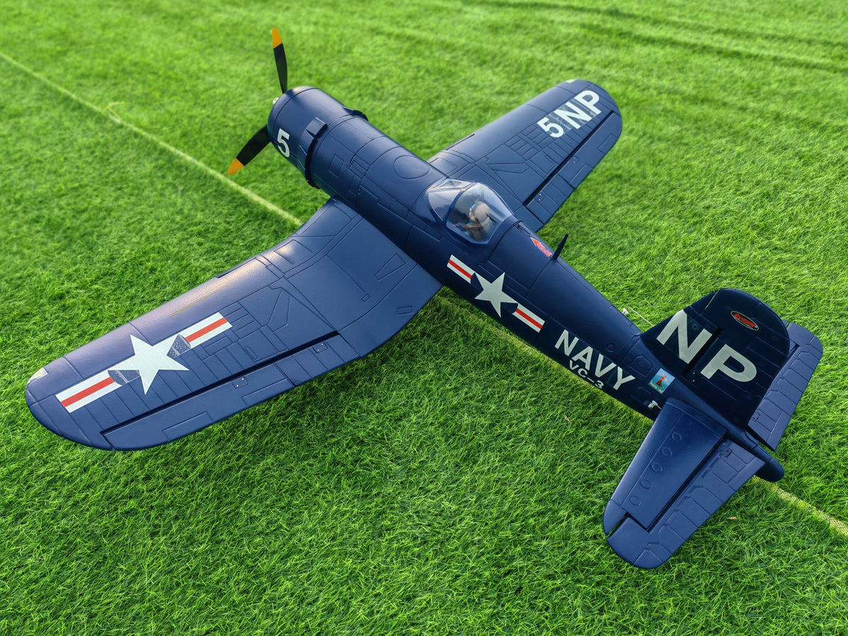 Dynam F4U Corsair V2 4S Radio Controlled Warbird Plane 1300mm w/ Flaps PNP/BNF/RTF DY8953V2