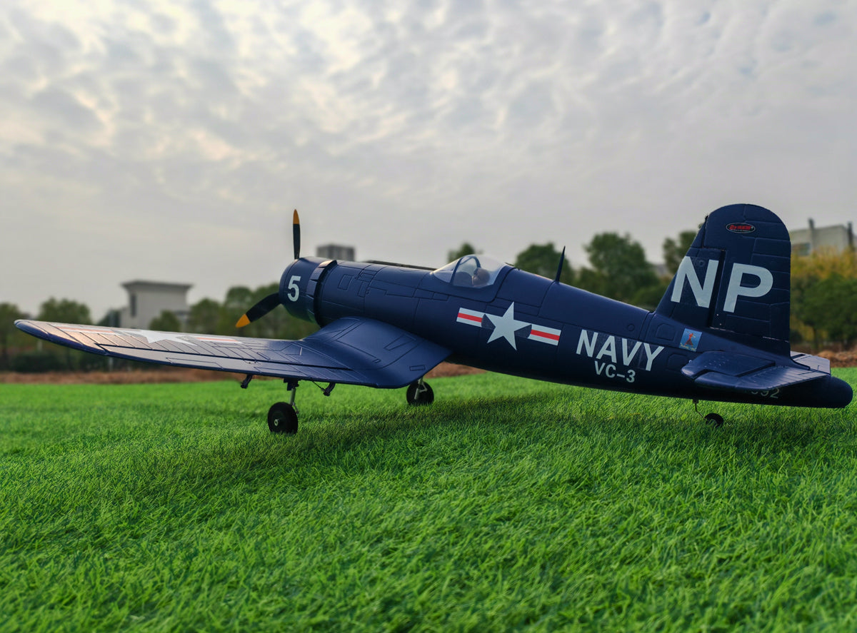 Dynam F4U Corsair V2 4S Radio Controlled Warbird Plane 1300mm w/ Flaps PNP/BNF/RTF DY8953V2