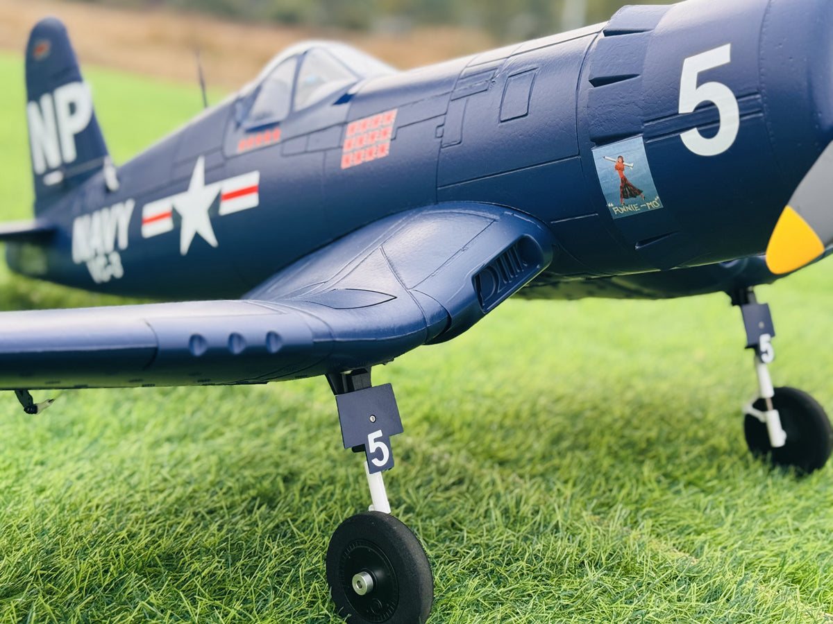 Dynam F4U Corsair V2 4S Radio Controlled Warbird Plane 1300mm w/ Flaps PNP/BNF/RTF DY8953V2