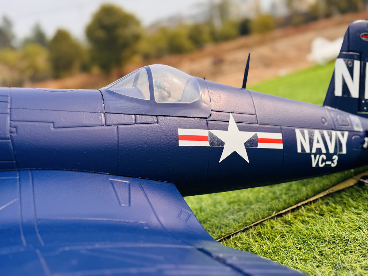 Dynam F4U Corsair V2 4S Radio Controlled Warbird Plane 1300mm w/ Flaps PNP/BNF/RTF DY8953V2