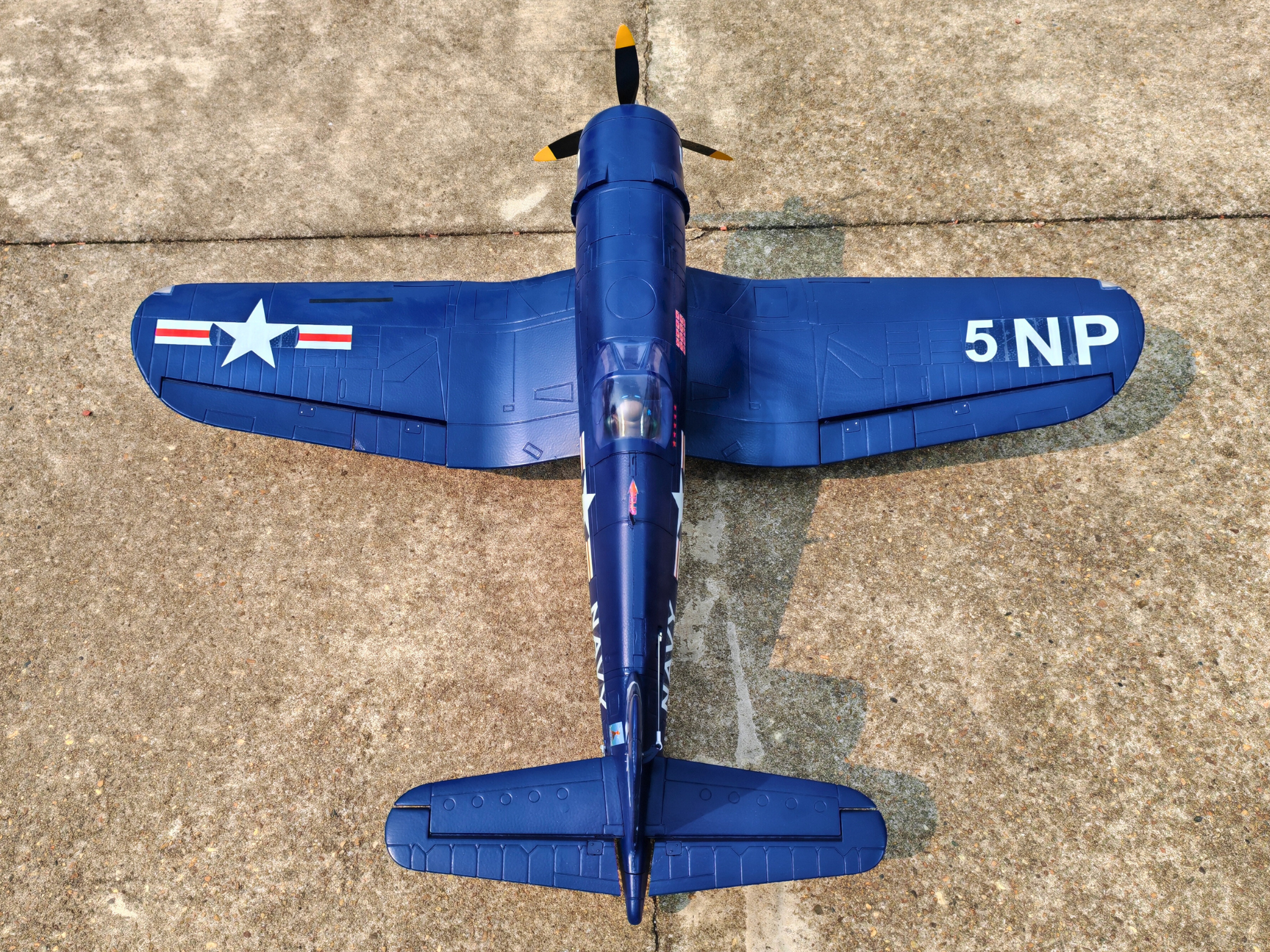 Dynam F4U Corsair V2 4S Radio Controlled Warbird Plane 1300mm Flaps PNP BNF RTF DY8953V2