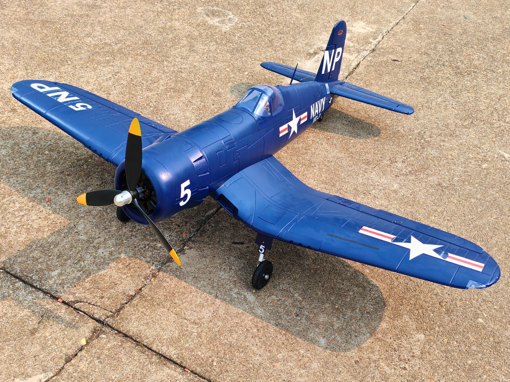 Dynam F4U Corsair V2 4S Radio Controlled Warbird Plane 1300mm Flaps PNP BNF RTF DY8953V2