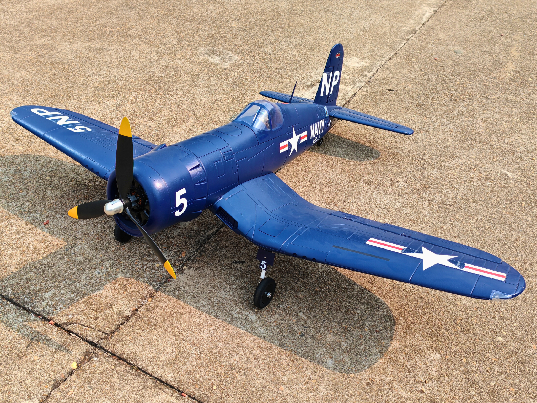 Dynam F4U Corsair V2 4S Radio Controlled Warbird Plane 1300mm Flaps PNP BNF RTF DY8953V2