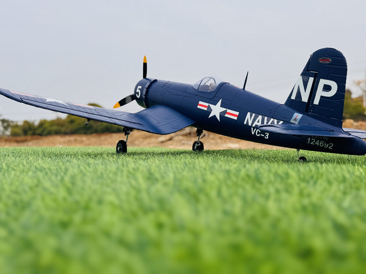 Dynam F4U Corsair V2 4S Radio Controlled Warbird Plane 1300mm w/ Flaps PNP/BNF/RTF DY8953V2