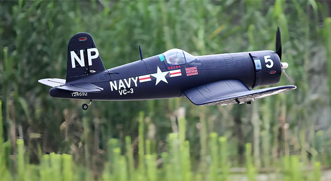 Dynam F4U Corsair V2 4S RC Warbird Plane 1300mm w Flaps