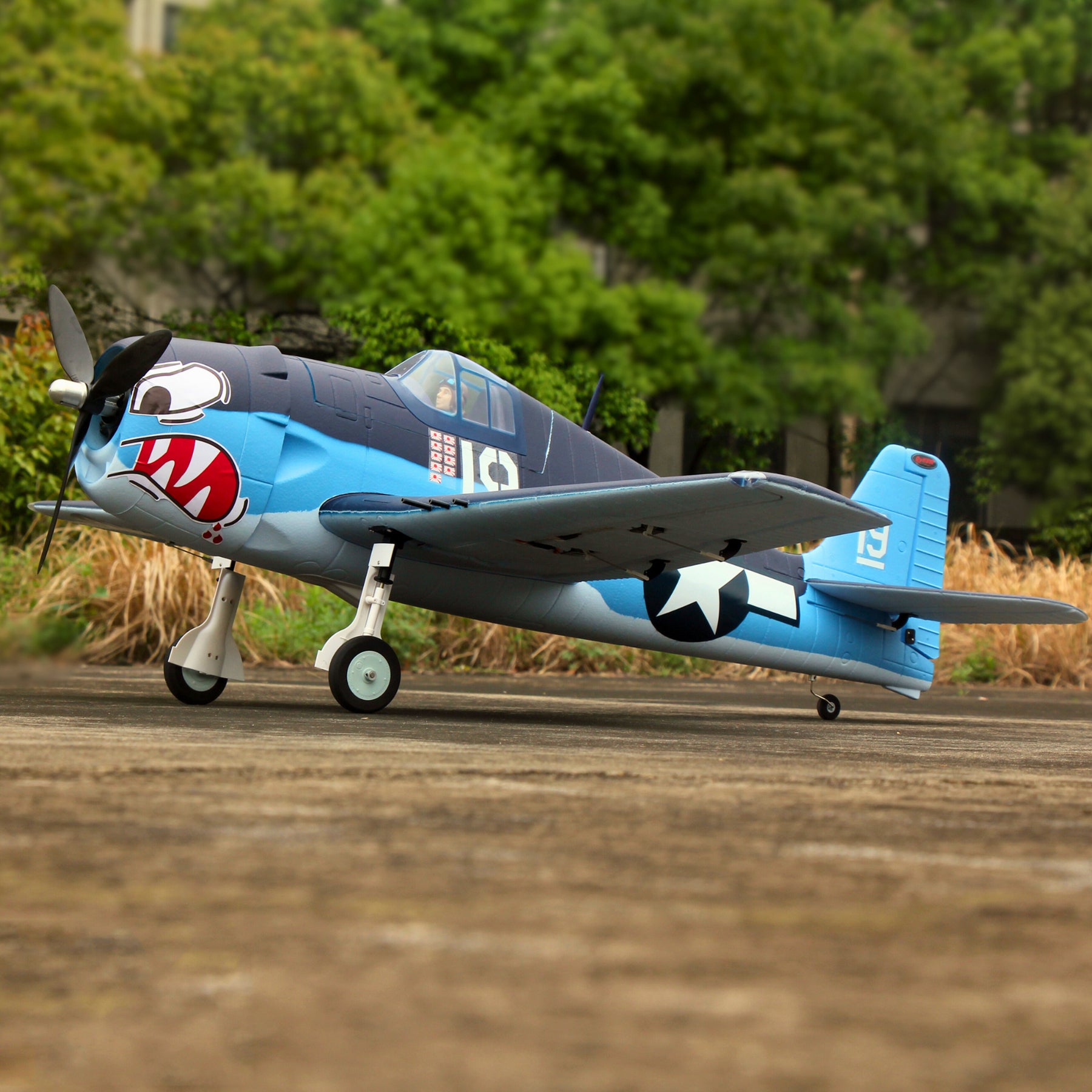 Dynam F6F Hellcat V2 4S RC Remote Control Warbird Airplane 1300mm Wingspan w/ Flaps DY8958