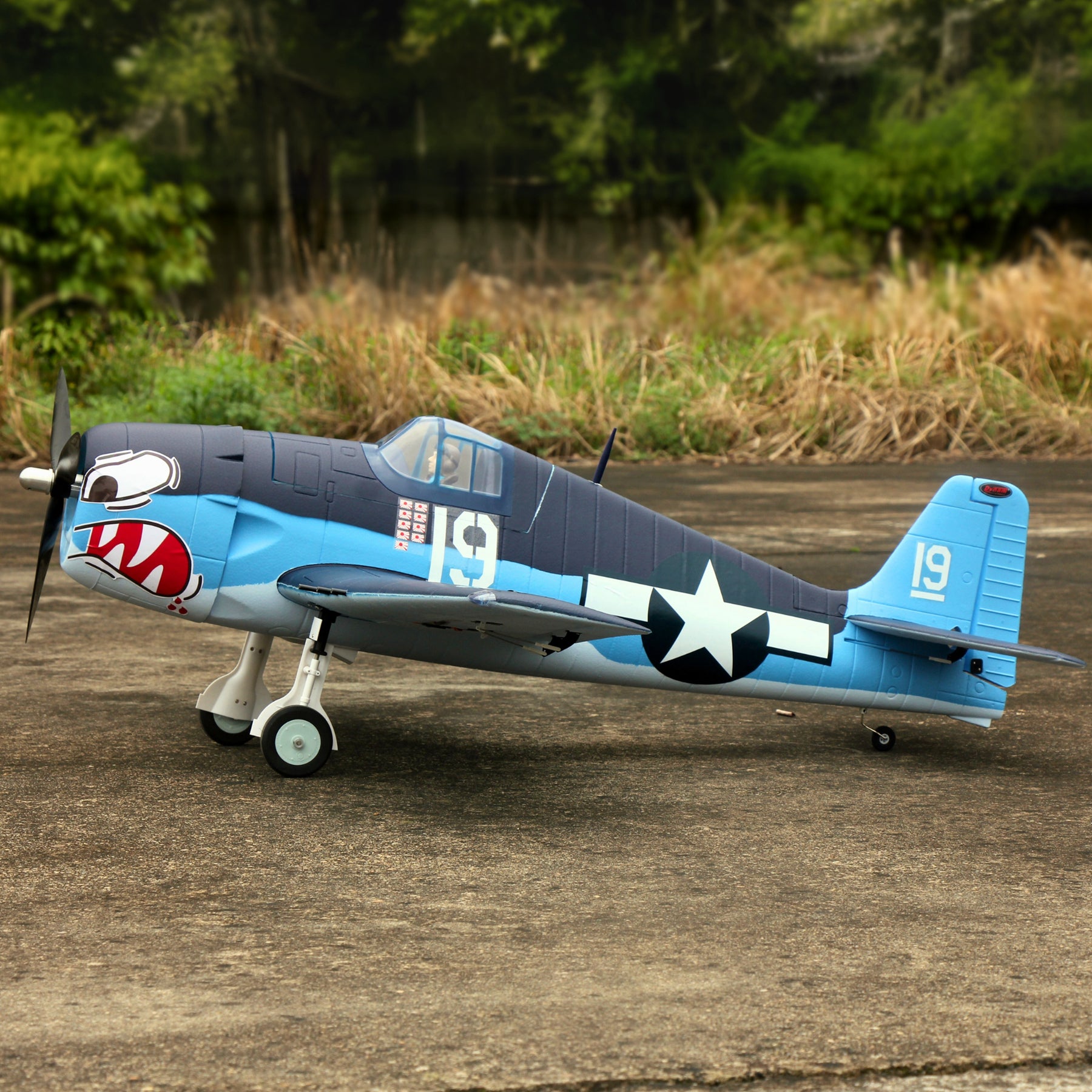 Dynam F6F Hellcat V2 4S RC Remote Control Warbird Airplane 1300mm Wingspan w/ Flaps DY8958