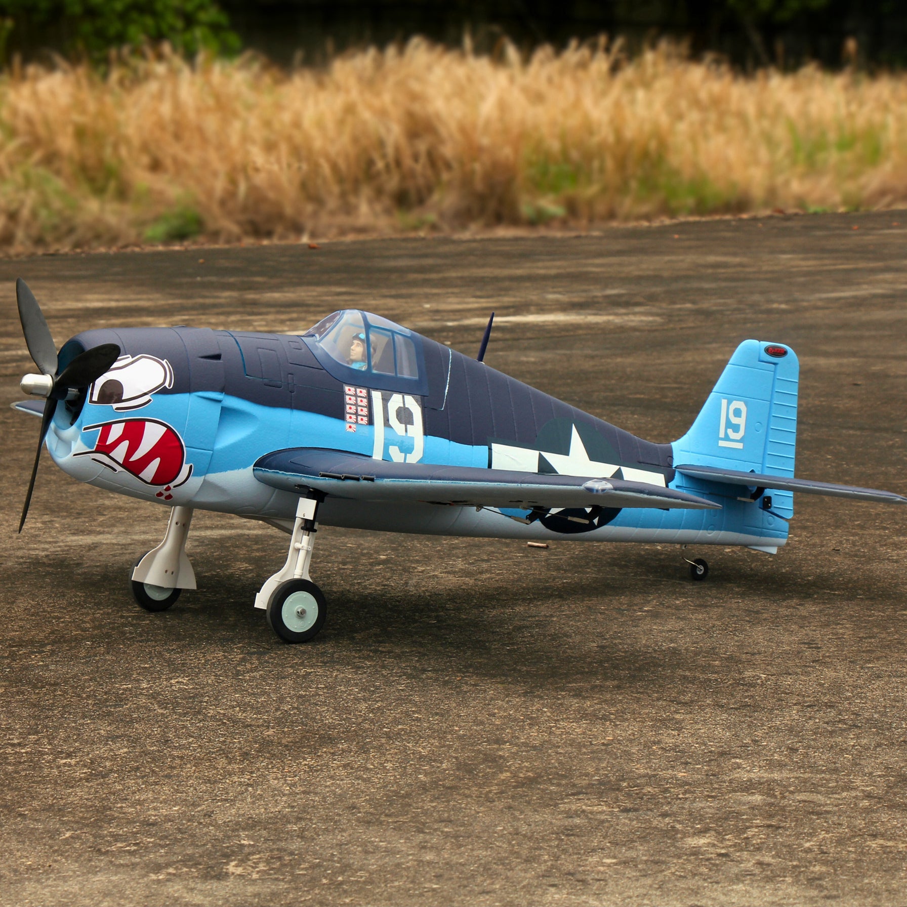 Dynam F6F Hellcat V2 4S RC Remote Control Warbird Airplane 1300mm Wingspan w/ Flaps DY8958