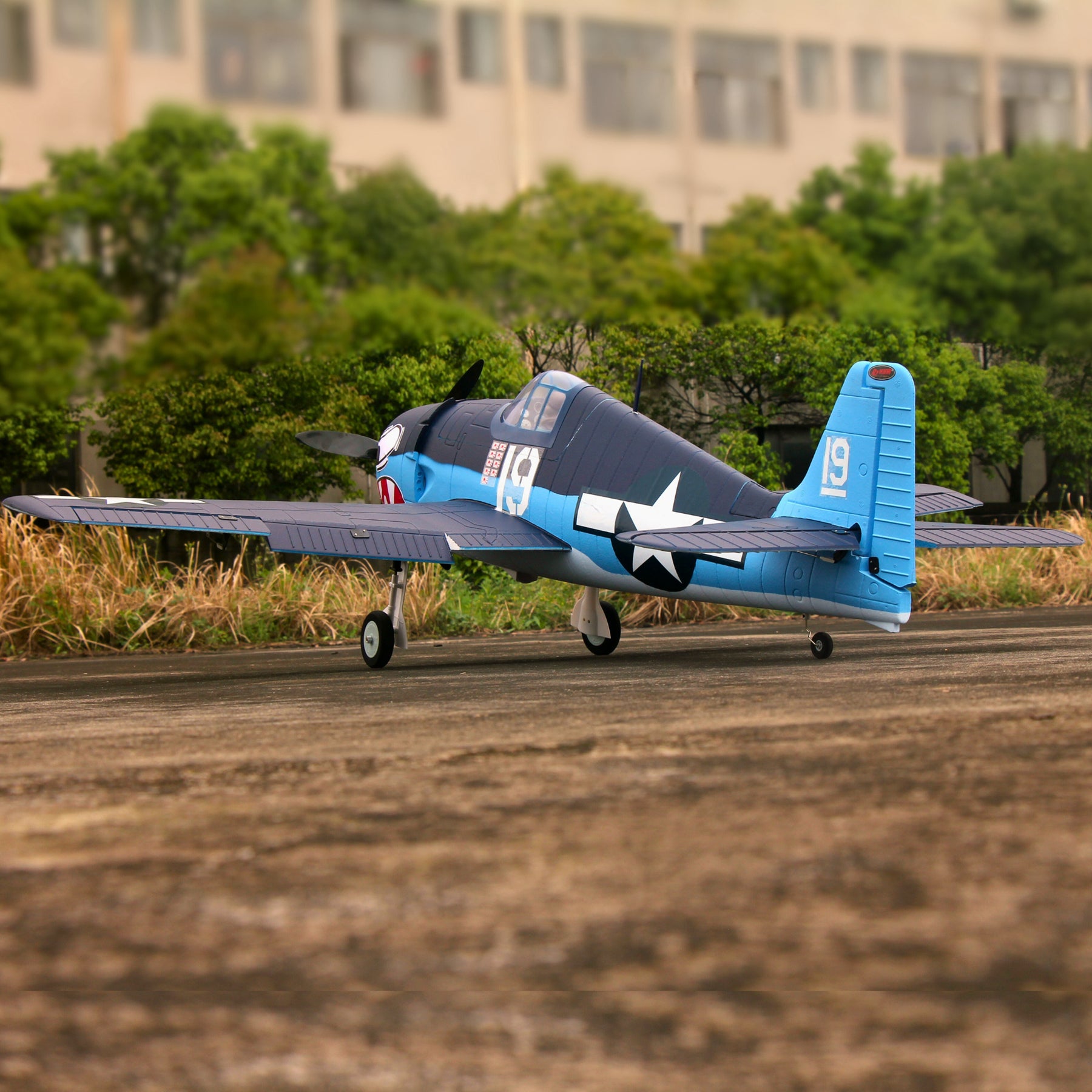 Dynam F6F Hellcat V2 4S RC Remote Control Warbird Airplane 1300mm Wingspan w/ Flaps DY8958