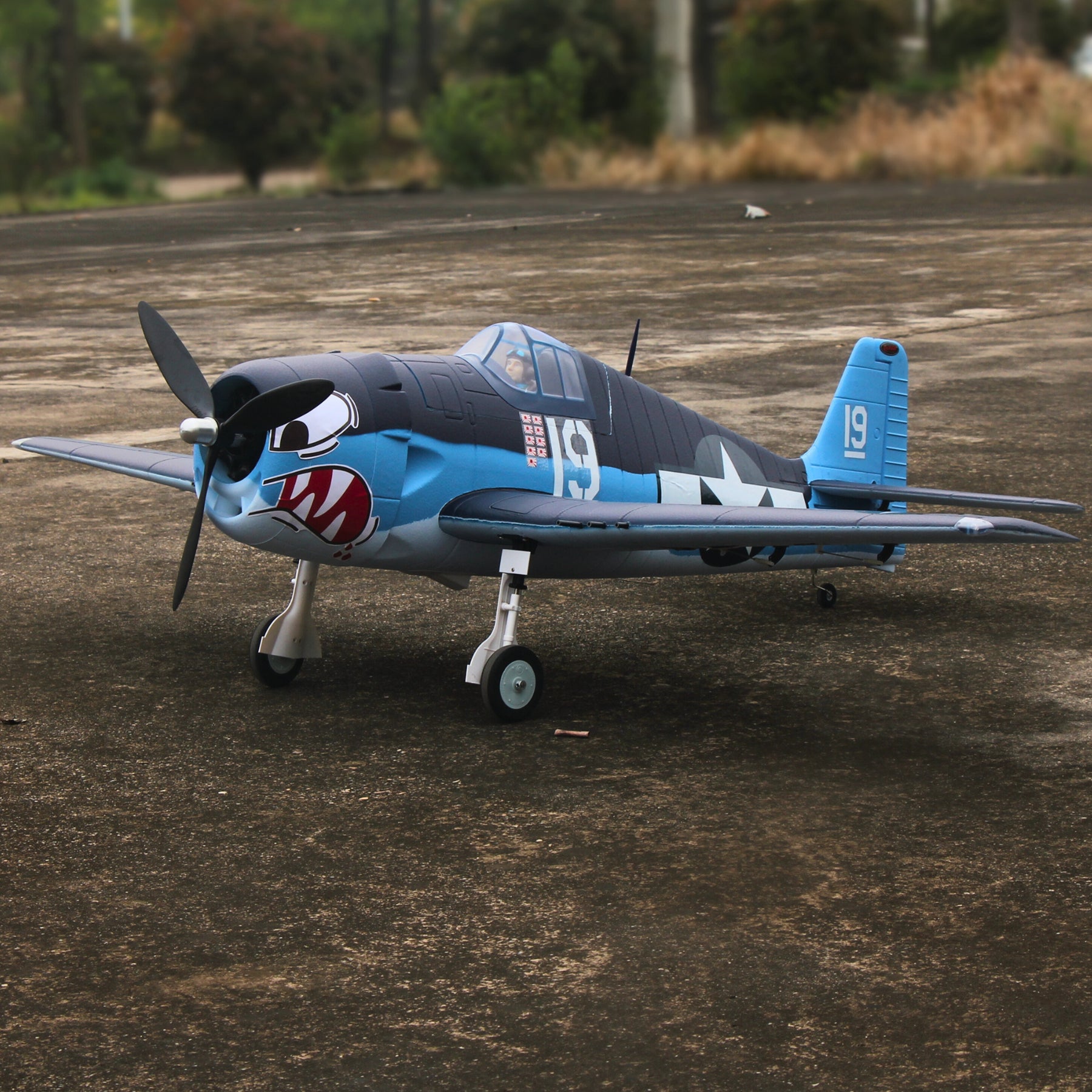 Dynam F6F Hellcat V2 4S RC Remote Control Warbird Airplane 1300mm Wingspan w/ Flaps DY8958