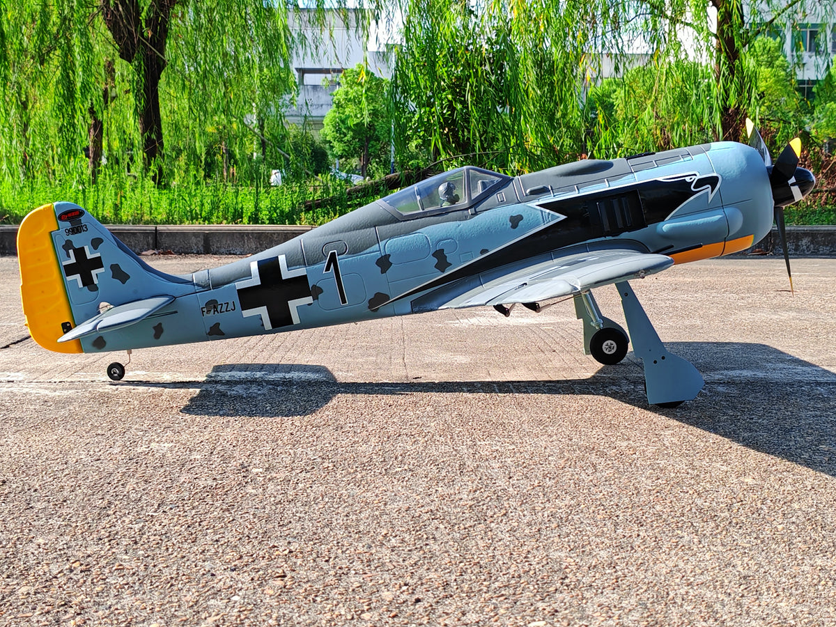 Dynam Focke Wulf FW-190 V3 4S Radio Controlled Warbird Plane 1300mm w/Flaps PNP/BNF/RTF DY8949V3