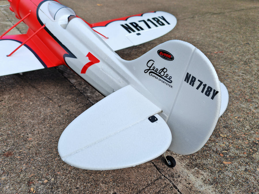 Dynam-Gee-Bee-Y-V2-Sport-3D-Aerobatic-4S-RC-Plane-1270mm-Wingspan-PNP-BNF-RTF-DY8955V2