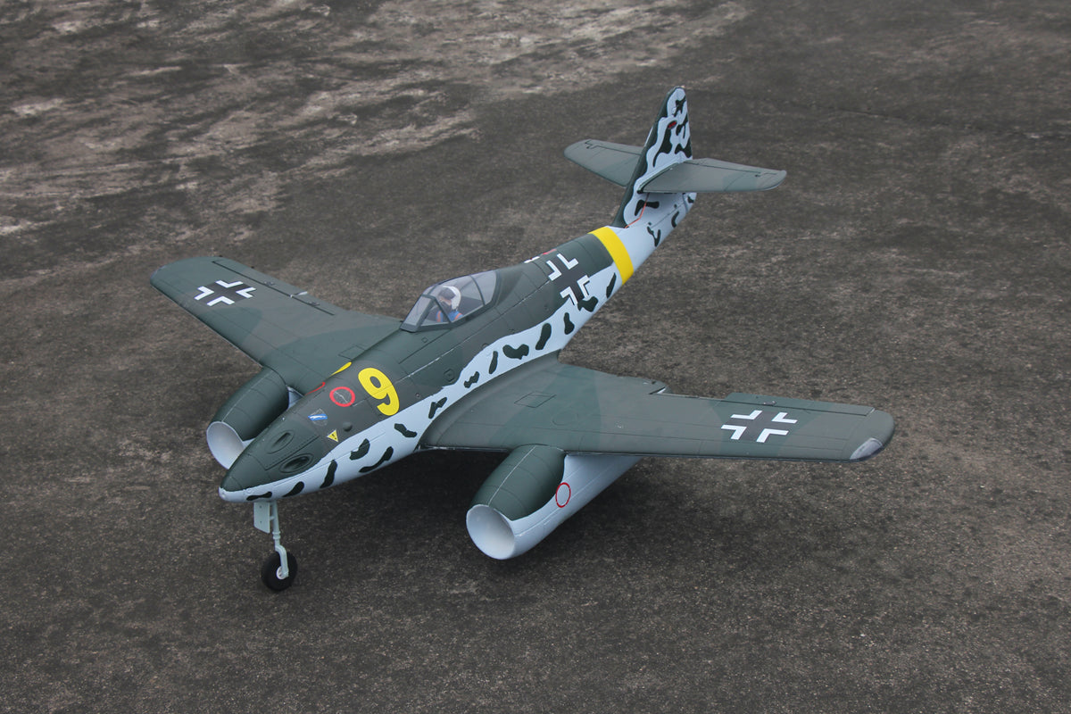 Dynam Messerschmitt Me-262 V2 6S 12-Blade Twin 70mm RC EDF Jet 1.5m w/ Flaps PNP DY8950V2