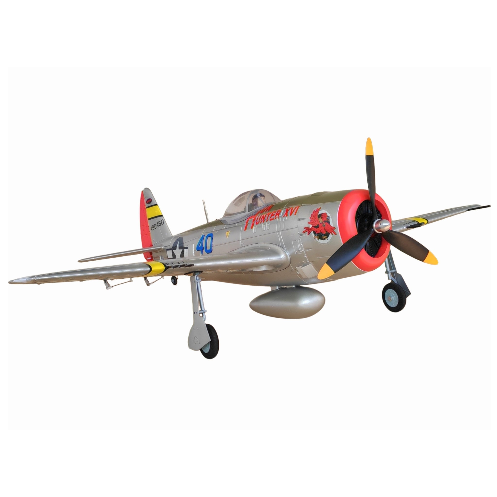 Dynam P-47D Thunderbolt V2 4S RC Warbird Plane 1220mm w/ Flaps