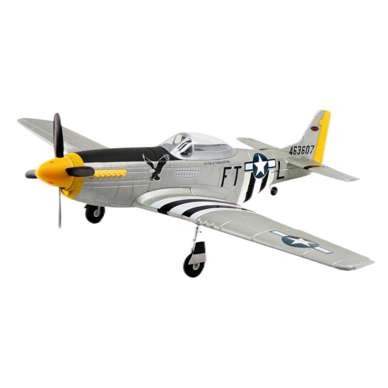 Dynam P-51 Mustang V2 Silver RC Warbird Plane 1200mm