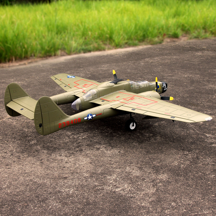 Dynam-P-61-Black-Widow-Green-Twin-Engine-RC-Warbird-Plane-1500mm-59-inch-Wingspan-PNP-BNF-RTF-DY8973GN