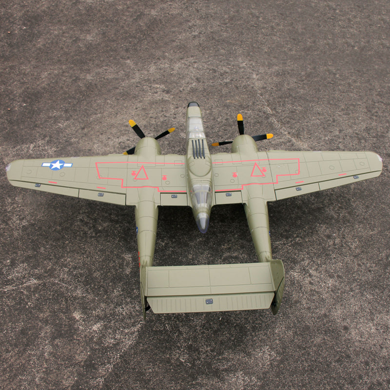 Dynam-P-61-Black-Widow-Green-Twin-Engine-RC-Warbird-Plane-1500mm-59-inch-Wingspan-PNP-BNF-RTF-DY8973GN