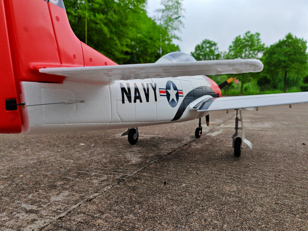 Dynam-T-28-Trojan-V2-Red-4S-Radio-Controlled-Warbird-Airplane-1300mm-Wingspan-Flaps-PNP-BNF-RTF-8C-DY8940RD